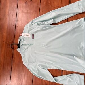 Vineyard Vines Mint Quarter-Zip Pullover